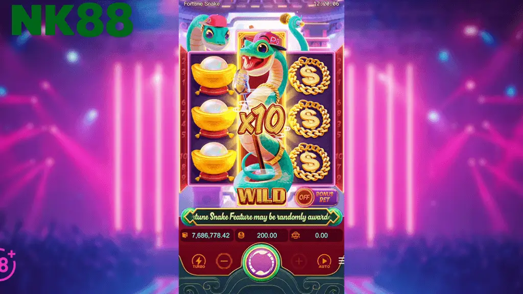 Rắn may mắn - Hấp dẫn và nhiều yếu tố bất ngờ tại game slot NK88